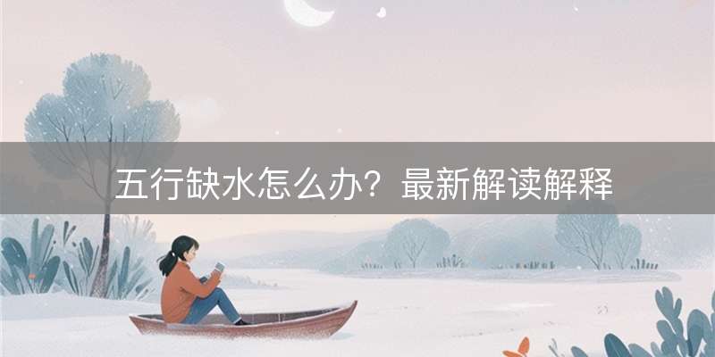 五行缺水怎么办？最新解读解释