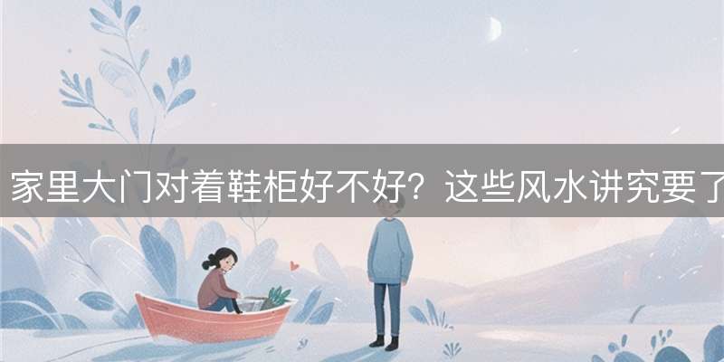 家里大门对着鞋柜好不好？这些风水讲究要了解