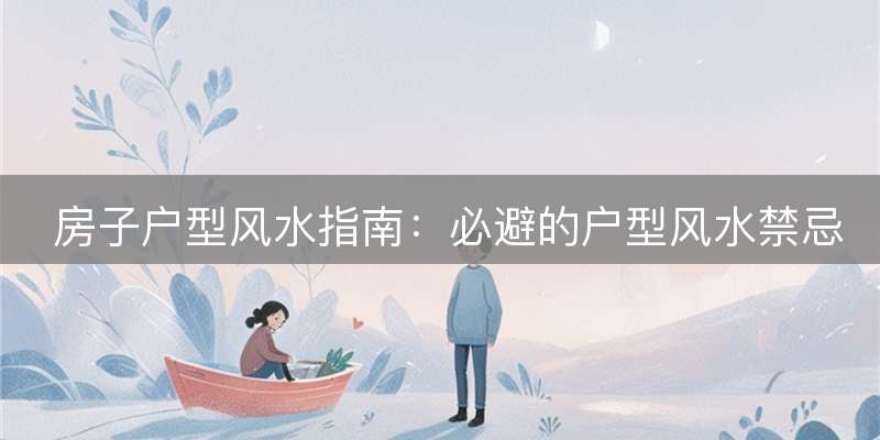 房子户型风水指南：必避的户型风水禁忌