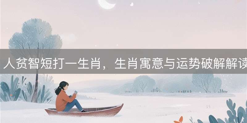 人贫智短打一生肖，生肖寓意与运势破解解读